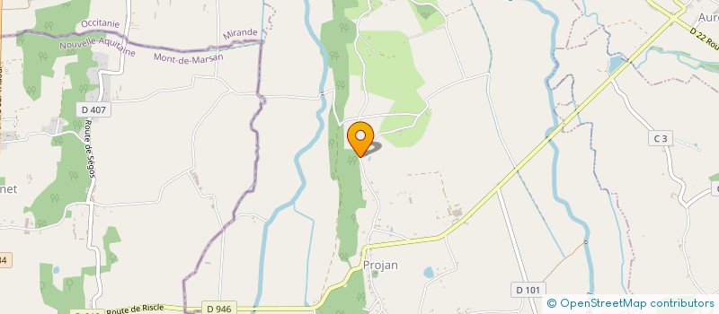 localisation de l'entreprise MONSIEUR FRANCK CABANE-CHRESTIA  PROJAN