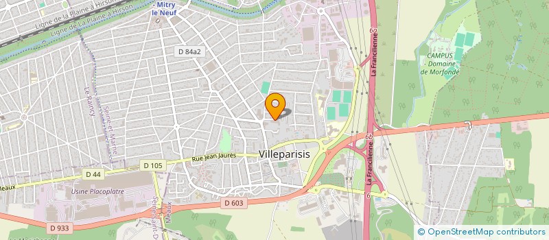 localisation de l'entreprise MONSIEUR FRANCK CABOCHE  VILLEPARISIS