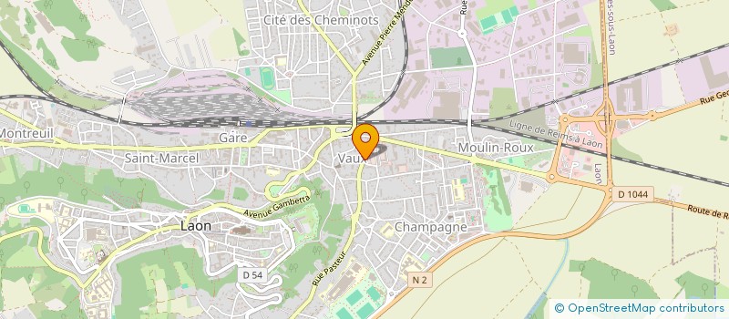 localisation de l'entreprise MONSIEUR FRANCK CADET à LAON