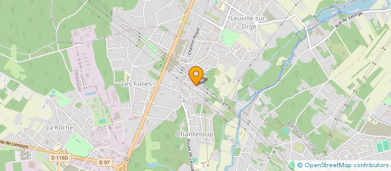 localisation de l'entreprise MONSIEUR FRANCK CAFFIER  LEUVILLE-SUR-ORGE