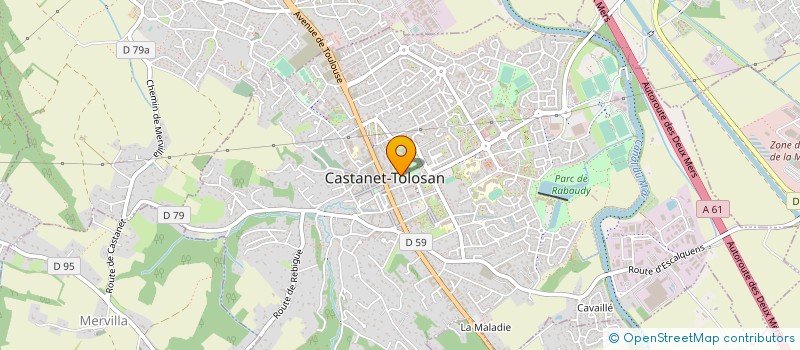 localisation de l'entreprise MONSIEUR FRANCK CAGNIAC à CASTANET-TOLOSAN