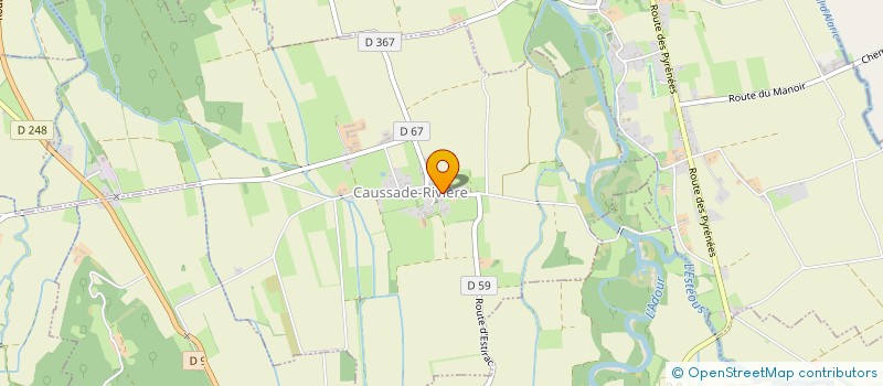 localisation de l'entreprise MONSIEUR FRANCK CAILLAUD  CAUSSADE-RIVIERE