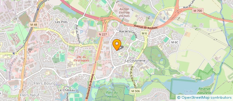 localisation de l'entreprise MONSIEUR FRANCK CAILLIAU  VILLENEUVE-D'ASCQ