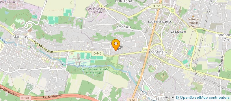 localisation de l'entreprise MONSIEUR FRANCK CALLEGARI  MONTLHERY