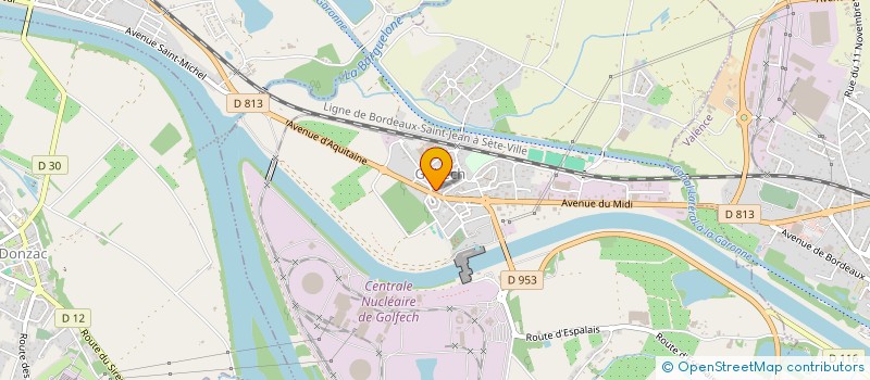 localisation de l'entreprise MONSIEUR FRANCK CALVAYRAC  GOLFECH