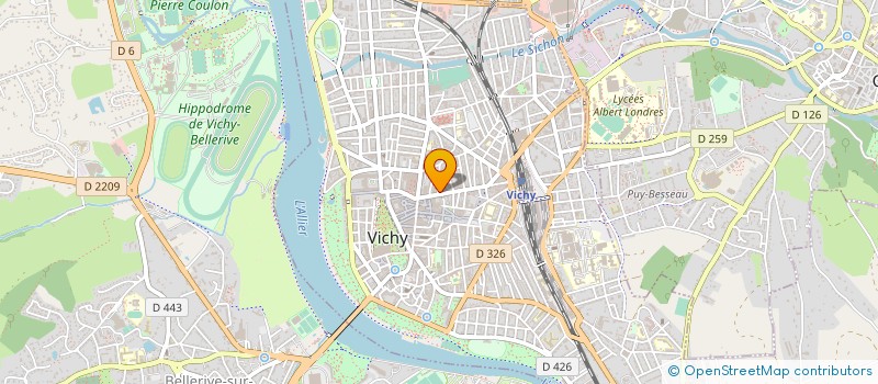 localisation de l'entreprise MONSIEUR FRANCK CAMESCASSE à VICHY