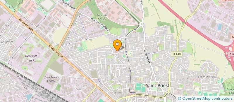 localisation de l'entreprise MONSIEUR FRANCK CANICATTI  SAINT-PRIEST