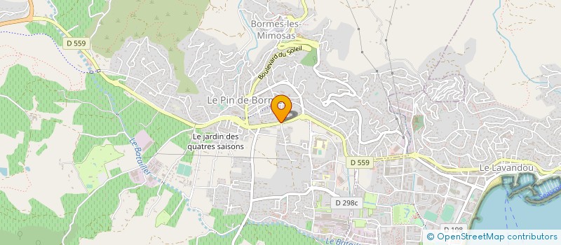 localisation de l'entreprise MONSIEUR FRANCK CANO à BORMES-LES-MIMOSAS