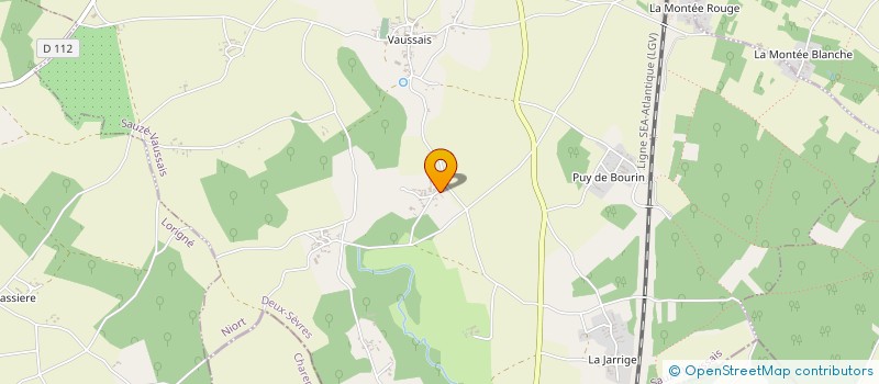 localisation de l'entreprise MONSIEUR FRANCK CANTEAU  SAUZE-VAUSSAIS