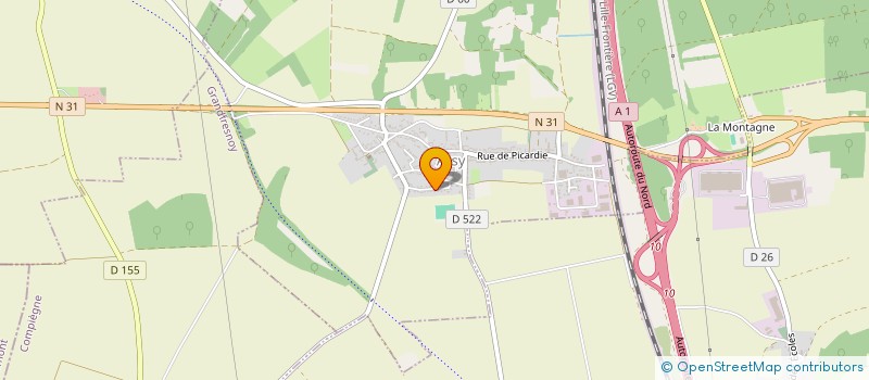 localisation de l'entreprise MONSIEUR FRANCK CANY  SACY-LE-PETIT