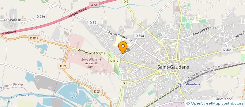 localisation de l'entreprise MONSIEUR FRANCK CAPARROS  SAINT-GAUDENS