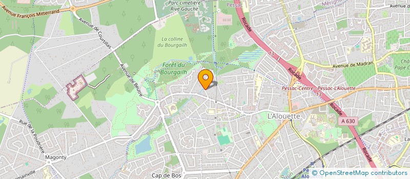 localisation de l'entreprise MONSIEUR FRANCK CAPELLA  PESSAC