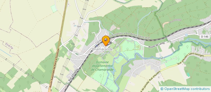 localisation de l'entreprise MONSIEUR FRANCK CAPITAINE  CHAMARANDE