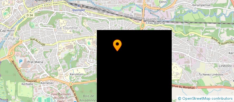 localisation de l'entreprise MONSIEUR FRANCK CAPLAIN  QUIMPER