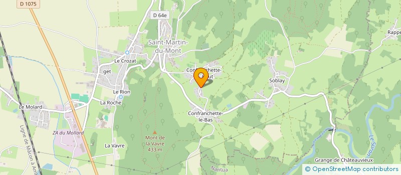 localisation de l'entreprise MONSIEUR FRANCK CAPPUCCIO  SAINT-MARTIN-DU-MONT