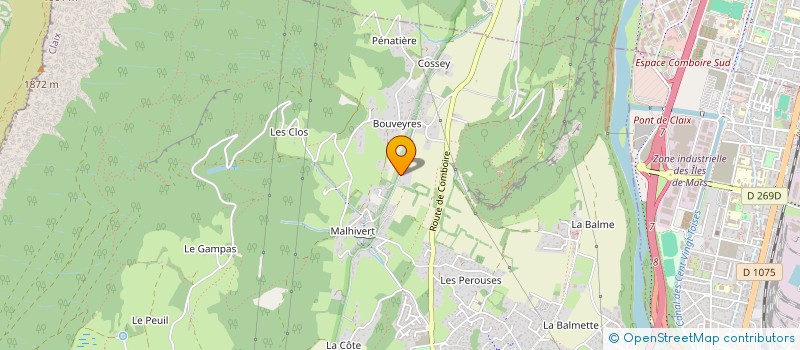 localisation de l'entreprise MONSIEUR FRANCK CAPUOZZO  CLAIX
