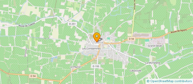 localisation de l'entreprise MONSIEUR FRANCK CARBILLET  TULETTE