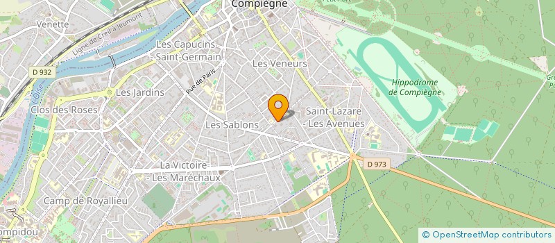 localisation de l'entreprise MONSIEUR FRANCK CARBON  COMPIEGNE