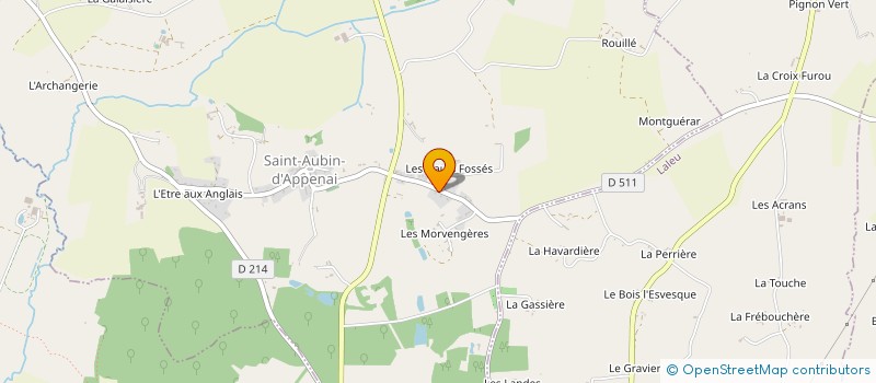 localisation de l'entreprise MONSIEUR FRANCK CARDOT à SAINT-AUBIN-D APPENAI