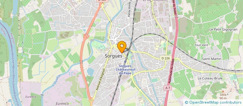 localisation de l'entreprise MONSIEUR FRANCK CARRASCO  SORGUES