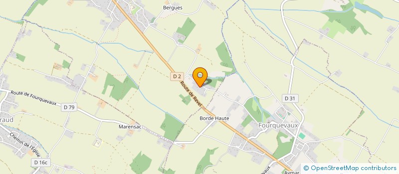 localisation de l'entreprise MONSIEUR FRANCK CARRIERE  ODARS