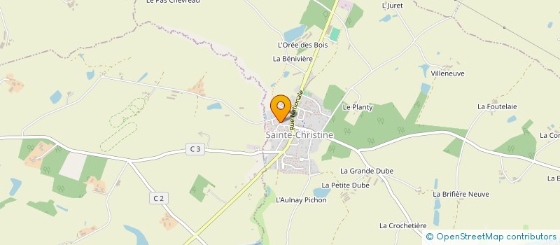 localisation de l'entreprise MONSIEUR FRANCK CARTIER  CHEMILLE-EN-ANJOU