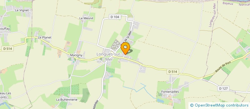 localisation de l'entreprise MONSIEUR FRANCK CASSARD à LONGUES-SUR-MER