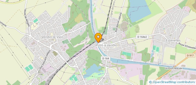 localisation de l'entreprise MONSIEUR FRANCK CASTEL  PONT-A-VENDIN
