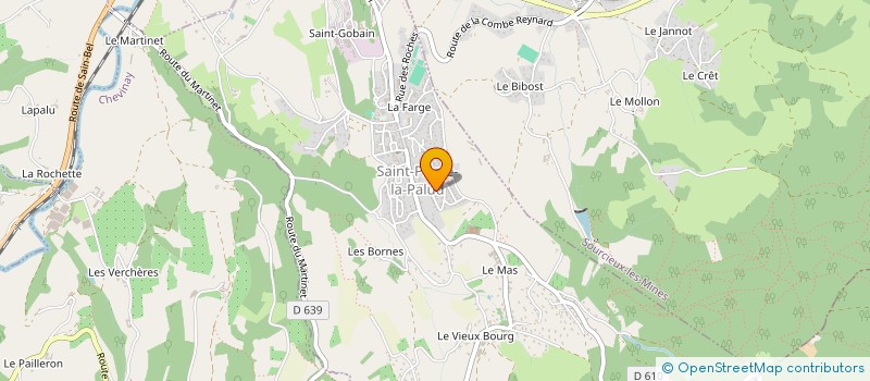localisation de l'entreprise MONSIEUR FRANCK CASTEL à SAINT-PIERRE-LA-PALUD