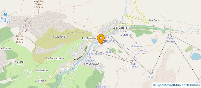 localisation de l'entreprise MONSIEUR FRANCK CASTELL  LE GRAND-BORNAND