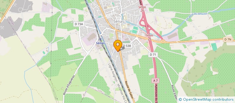 localisation de l'entreprise MONSIEUR FRANCK CASTINEL à SENAS