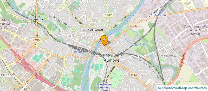 localisation de l'entreprise MONSIEUR FRANCK CAUDRON à SAINT-OUEN-L'AUMONE