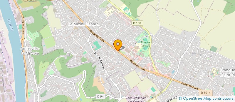 localisation de l'entreprise MONSIEUR FRANCK CAUSSE  LE MESNIL-ESNARD