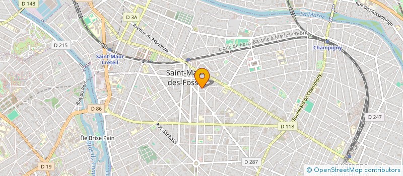 localisation de l'entreprise MONSIEUR FRANCK CAUSSIGNAC à SAINT-MAUR-DES-FOSSES