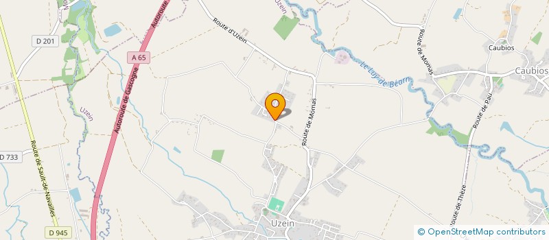 localisation de l'entreprise MONSIEUR FRANCK CAZENAVE  UZEIN