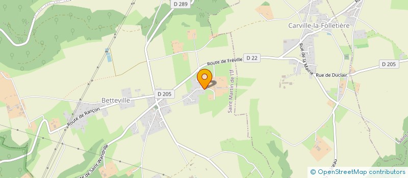 localisation de l'entreprise MONSIEUR FRANCK CAZIER  SAINT MARTIN DE L'IF