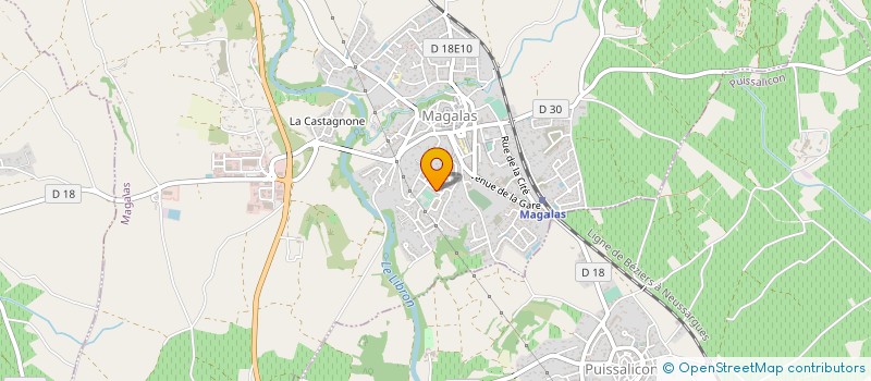 localisation de l'entreprise MONSIEUR FRANCK CERRONI  THEZAN-LES-BEZIERS