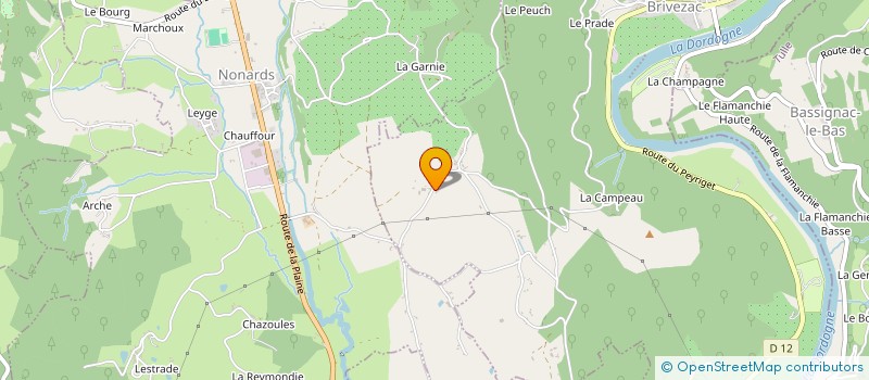 localisation de l'entreprise MONSIEUR FRANCK CHABRIER  BEAULIEU-SUR-DORDOGNE