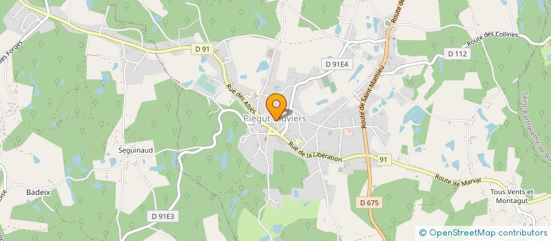 localisation de l'entreprise MONSIEUR FRANCK CHALARD à PIEGUT-PLUVIERS