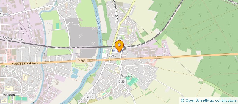 localisation de l'entreprise MONSIEUR FRANCK CHALON  TRILPORT