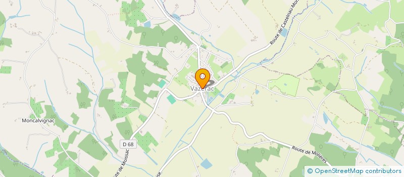 localisation de l'entreprise MONSIEUR FRANCK CHAMBERT  VAZERAC