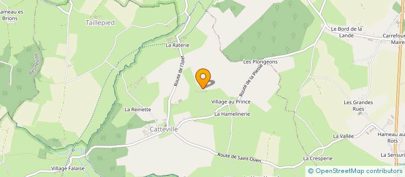 localisation de l'entreprise MONSIEUR FRANCK CHAMPEL à HAUTTEVILLE-BOCAGE
