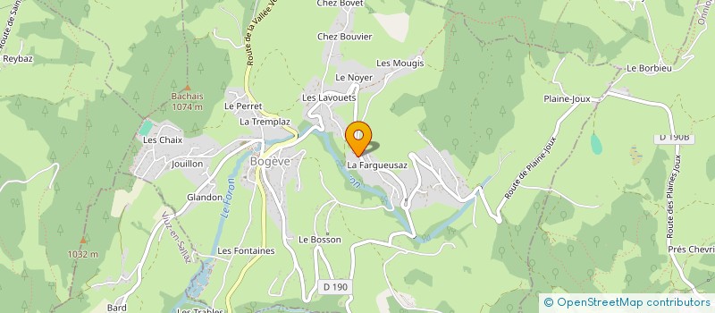 localisation de l'entreprise MONSIEUR FRANCK CHANTREUIL  BOGEVE