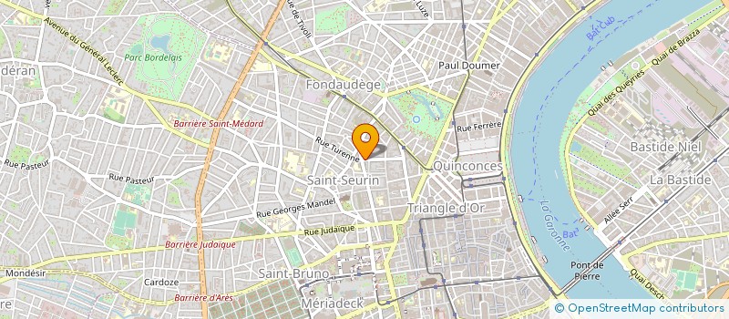 localisation de l'entreprise MONSIEUR FRANCK CHAPOUTIER à BORDEAUX