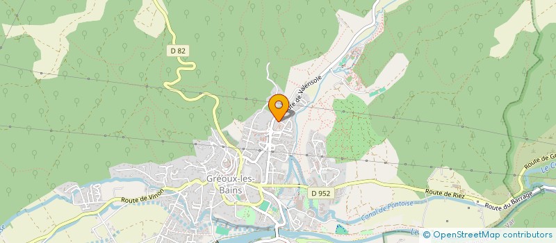 localisation de l'entreprise MONSIEUR FRANCK CHARBONNEL  GREOUX-LES-BAINS