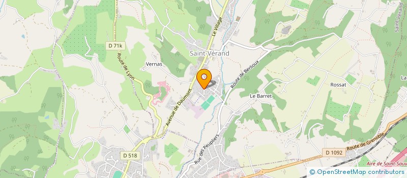 localisation de l'entreprise MONSIEUR FRANCK CHARDON à SAINT-VERAND
