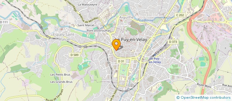 localisation de l'entreprise MONSIEUR FRANCK CHARGUERAUD  LE PUY-EN-VELAY