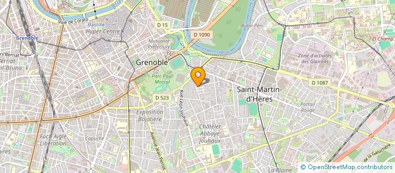 localisation de l'entreprise MONSIEUR FRANCK CHARLES  GRENOBLE