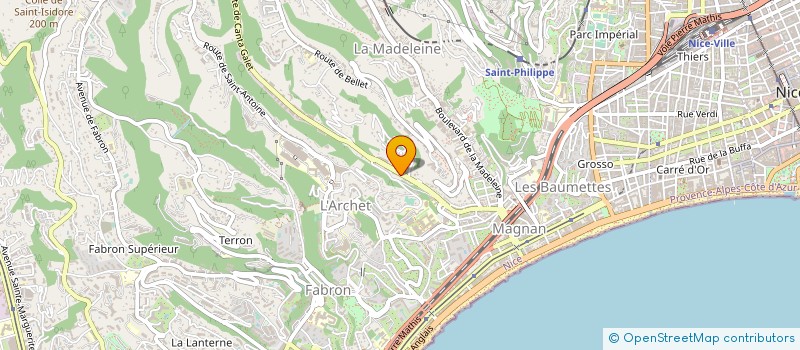 localisation de l'entreprise MONSIEUR FRANCK CHARLES à NICE