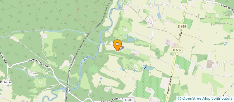 localisation de l'entreprise MONSIEUR FRANCK CHARLOT  MEZIN